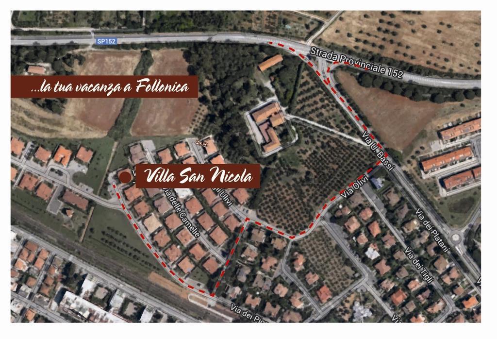 فولّونيكا Villa San Nicola B&B المظهر الخارجي الصورة